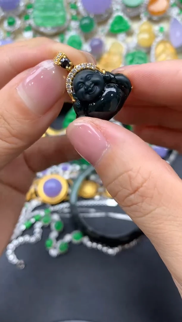 【闪购商品】翡翠颈饰18K金镶嵌363-中国好珍宝