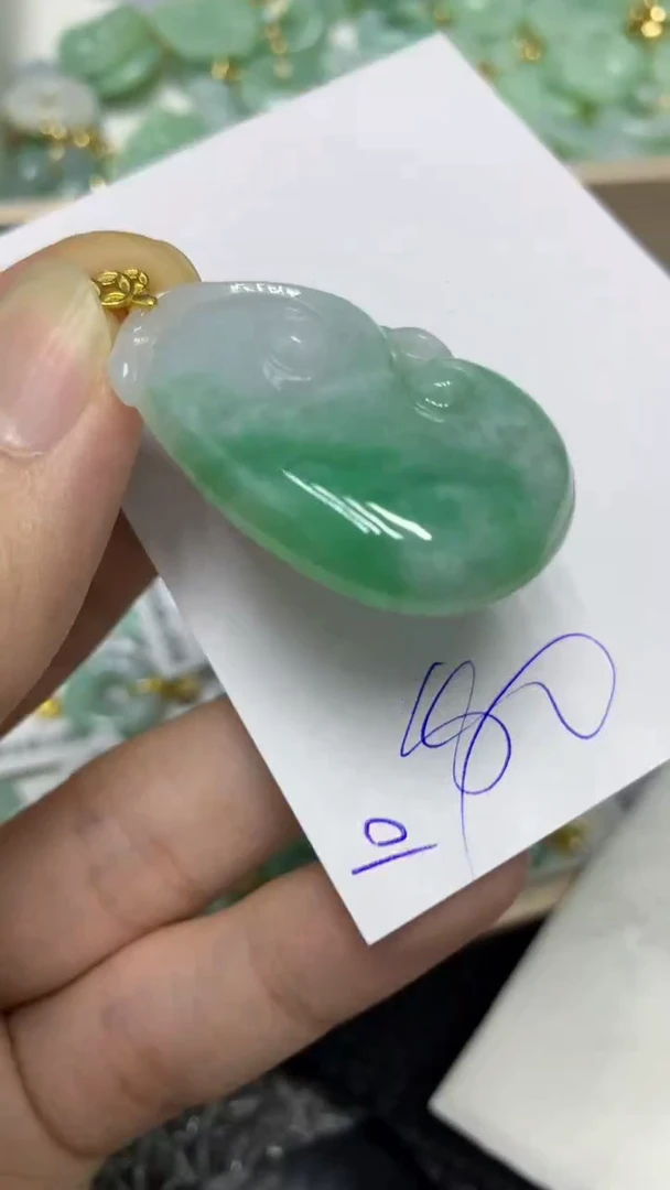 颈饰未镶嵌翡翠缅甸A货翡翠
