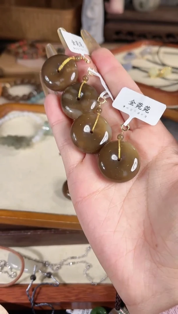 吊坠(不含链)银S925镶嵌和田玉多样性发其一孤品默认微瑕