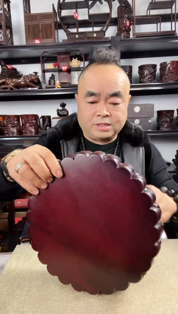 木老李红木工艺品28瑕疵