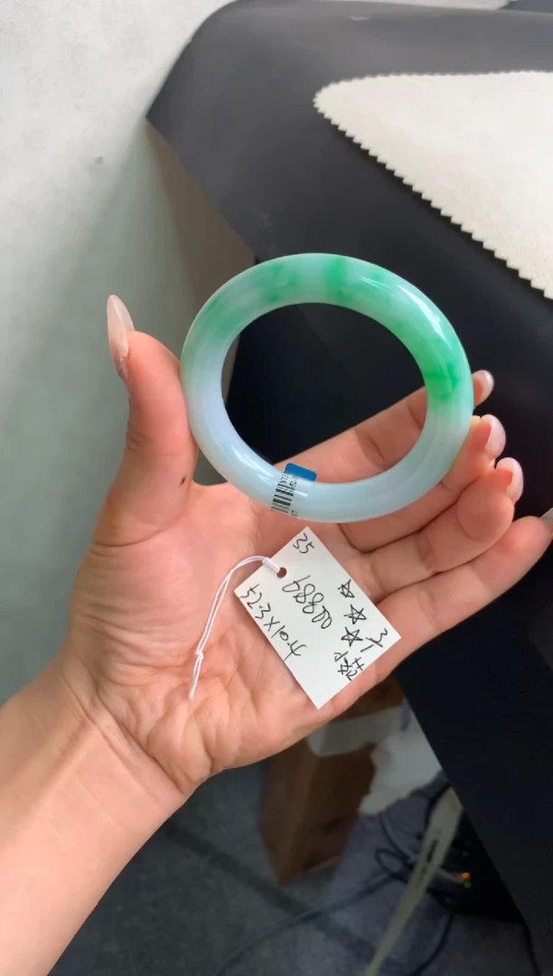 未镶嵌手镯翡翠翡翠手镯 下单联系小耳机#35 圈口52