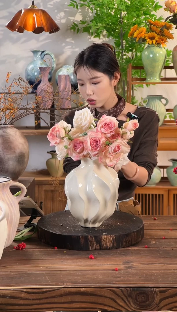 丝瓜纹-中号花瓶