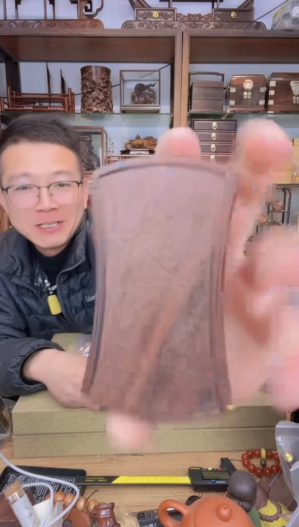 【闪购商品】乌木类书架162号大红酸枝黄蛉盒关公