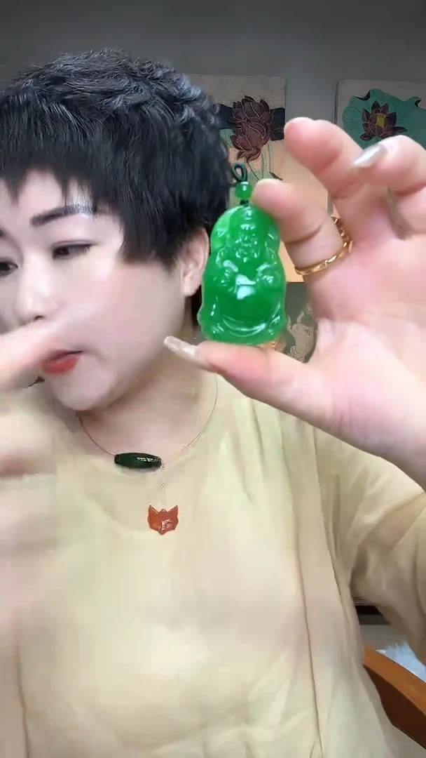吊坠(赠链)合金翡翠705