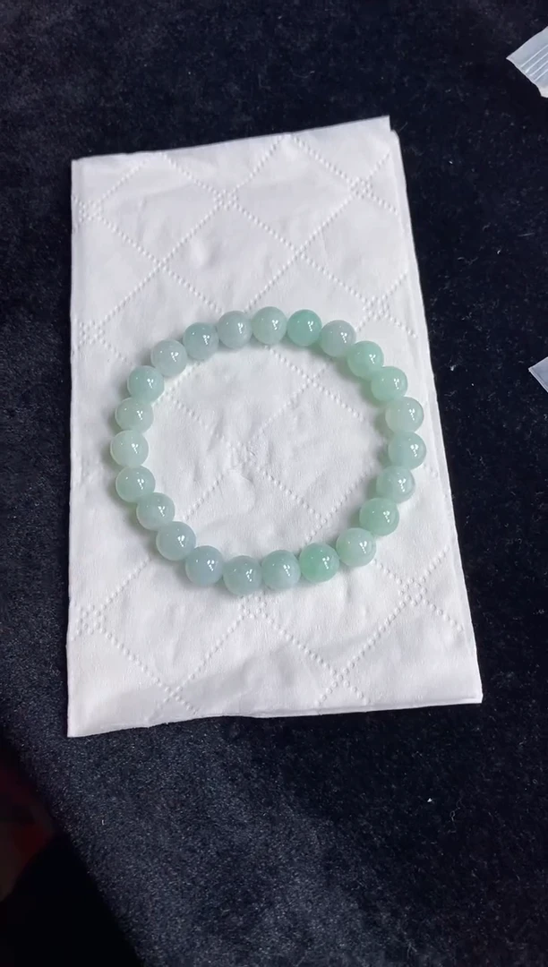 未镶嵌手串翡翠092天然缅甸翡翠A货一物一证