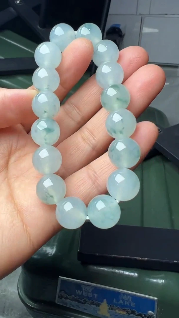未镶嵌手串翡翠缅甸翡翠A货卡12.5左右