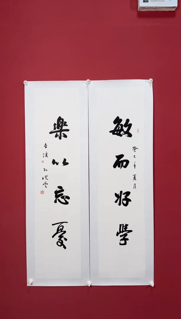 书法敏而好学书法八平尺中堂