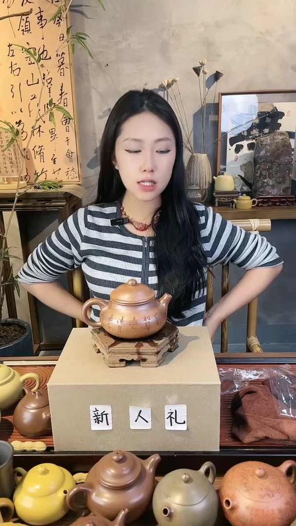 茶壶紫砂高温天星泥松影容天