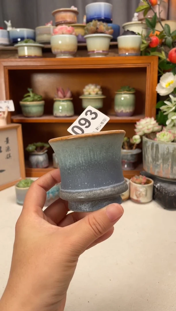 瓷片093知木小芳花盆