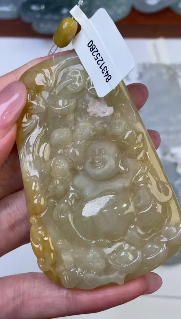 翡翠挂件未镶嵌  315438