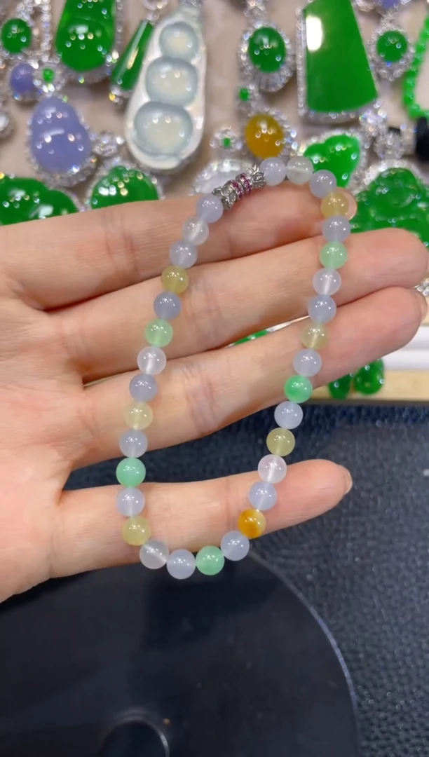 颈饰未镶嵌翡翠团购7