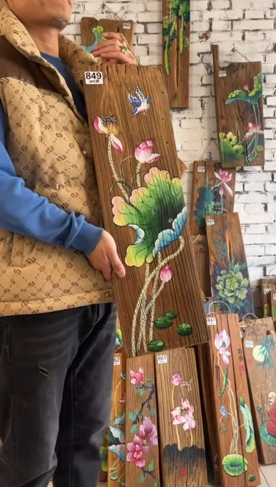 【闪购商品】桃核吊坠849号门板画