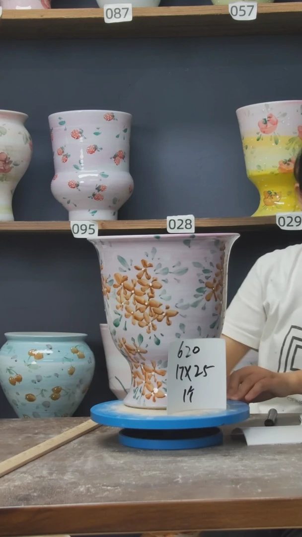 摆件景德镇花盆默认微瑕620