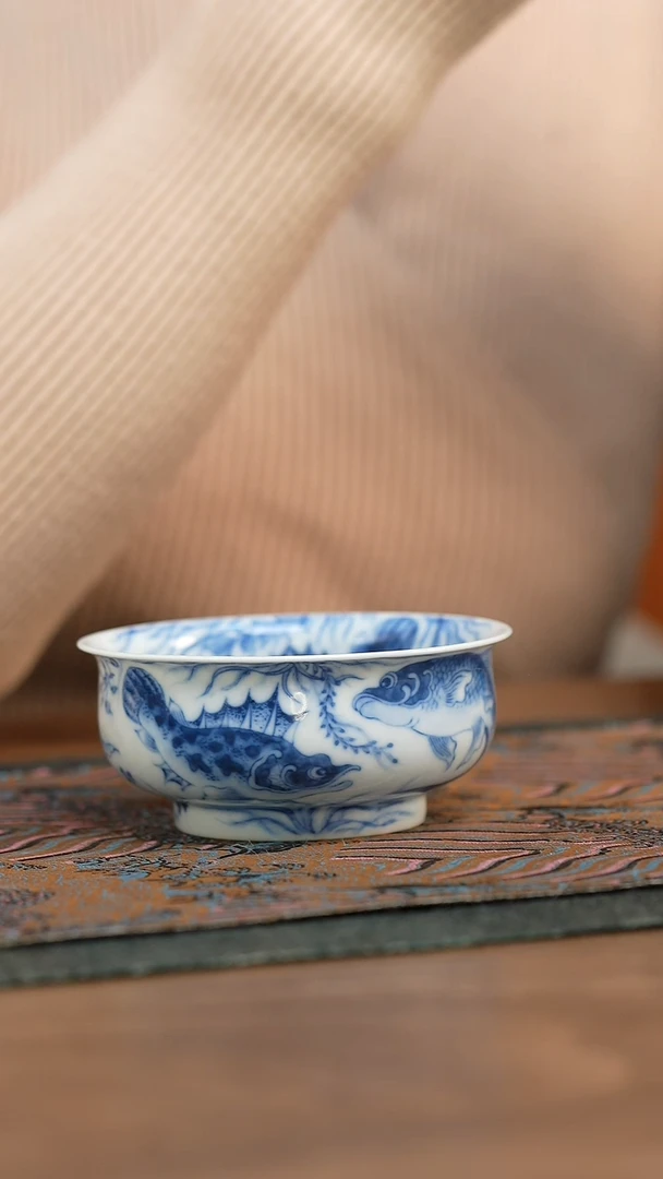 【闪购商品】望月怀古 满绘鱼藻炉式