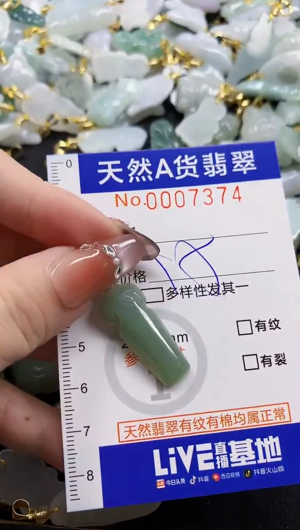 颈饰未镶嵌翡翠天然A货翡翠