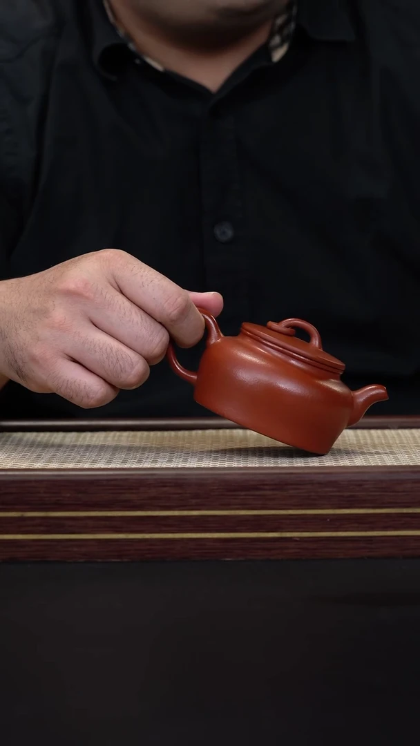 茶壶紫砂ZQ朱泥玉环