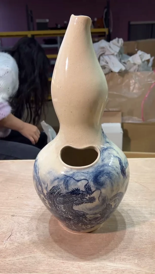 396  葫芦福禄花器 茶道零配