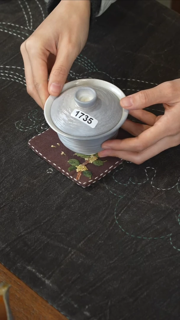 柴烧盖碗    1735