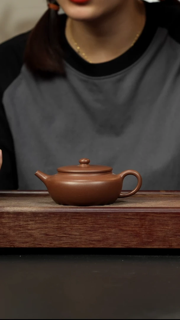 紫砂茶壶老料四号井一号泥底槽清扁晨