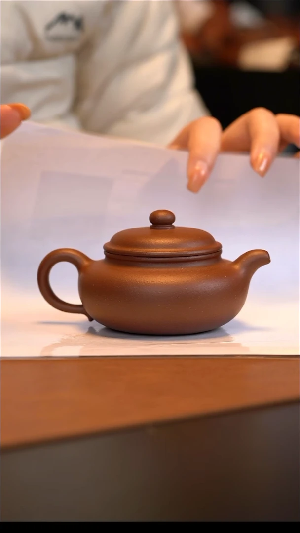 茶壶紫砂靠*宜兴原矿紫砂壶   清水