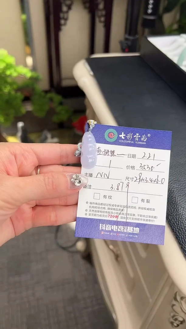 【闪购商品】翡翠吊坠(不含链)未镶嵌紫色