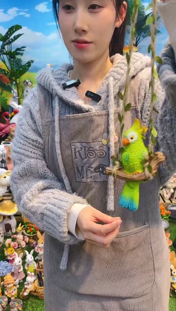 【闪购商品】无铅玻璃鹦鹉