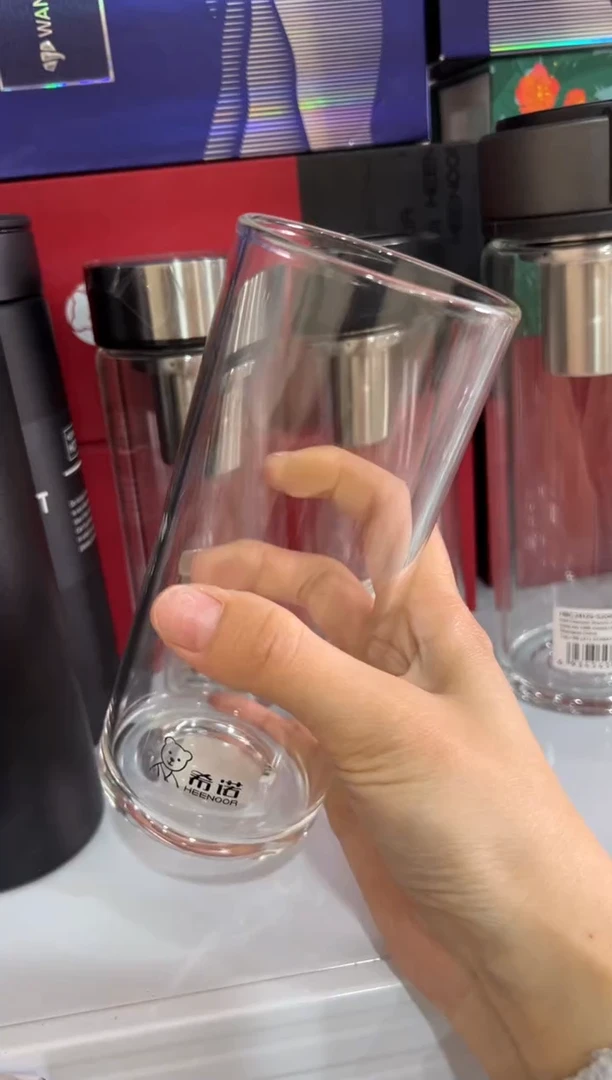 【闪购商品】茶杯经典单层445ml高硼硅