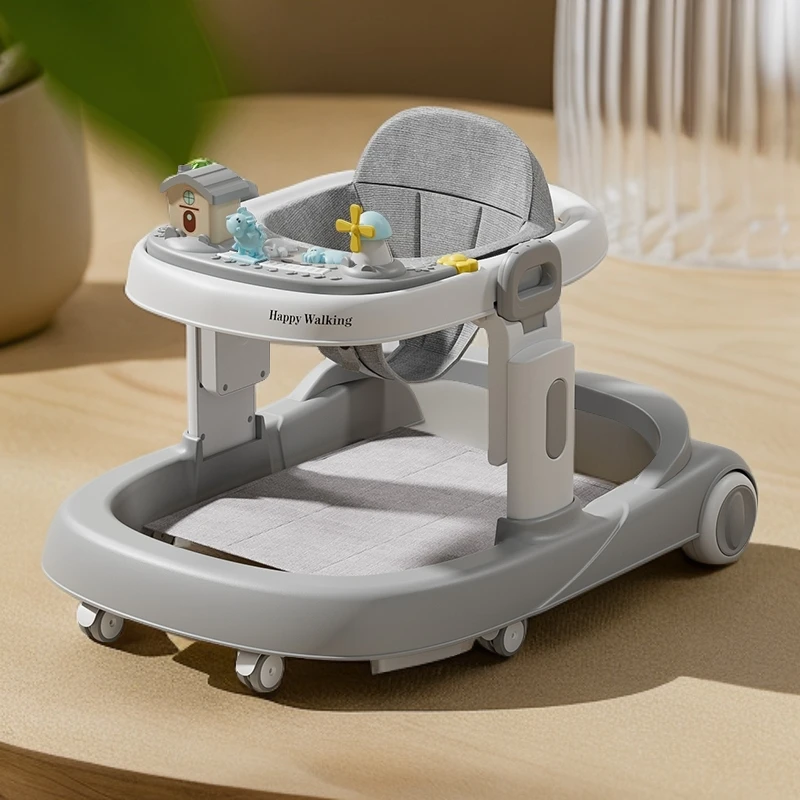 宝宝学步车助步车手推式防o型腿防侧翻婴幼儿0-3岁学走路神器安全