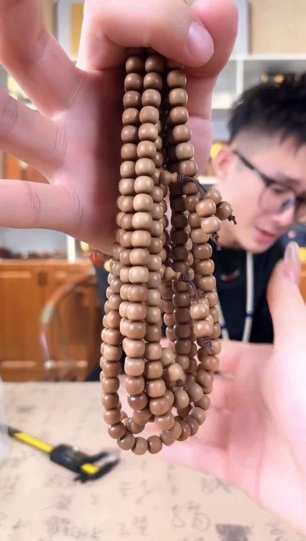 木老山檀老型108颗 7*8