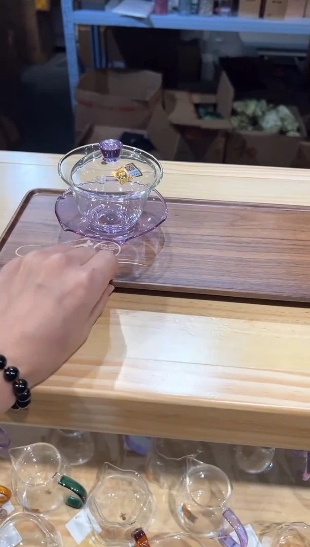 禾器茶盘胡桃木