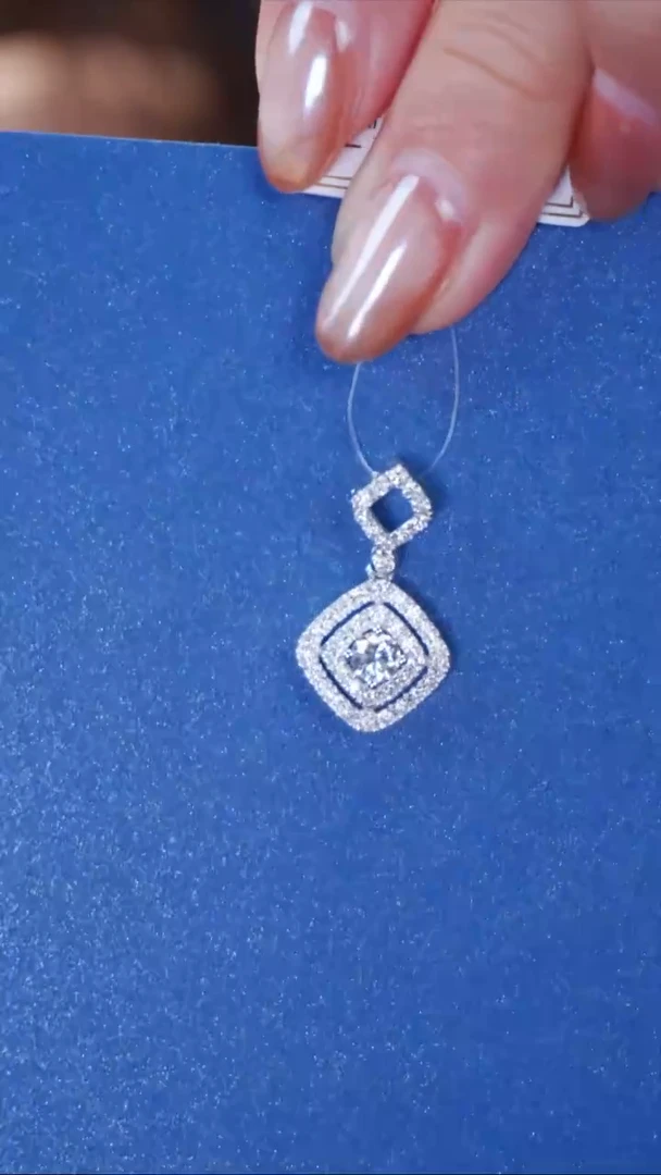吊坠(不含链)银S925镶嵌钻石【主石0.43ct】