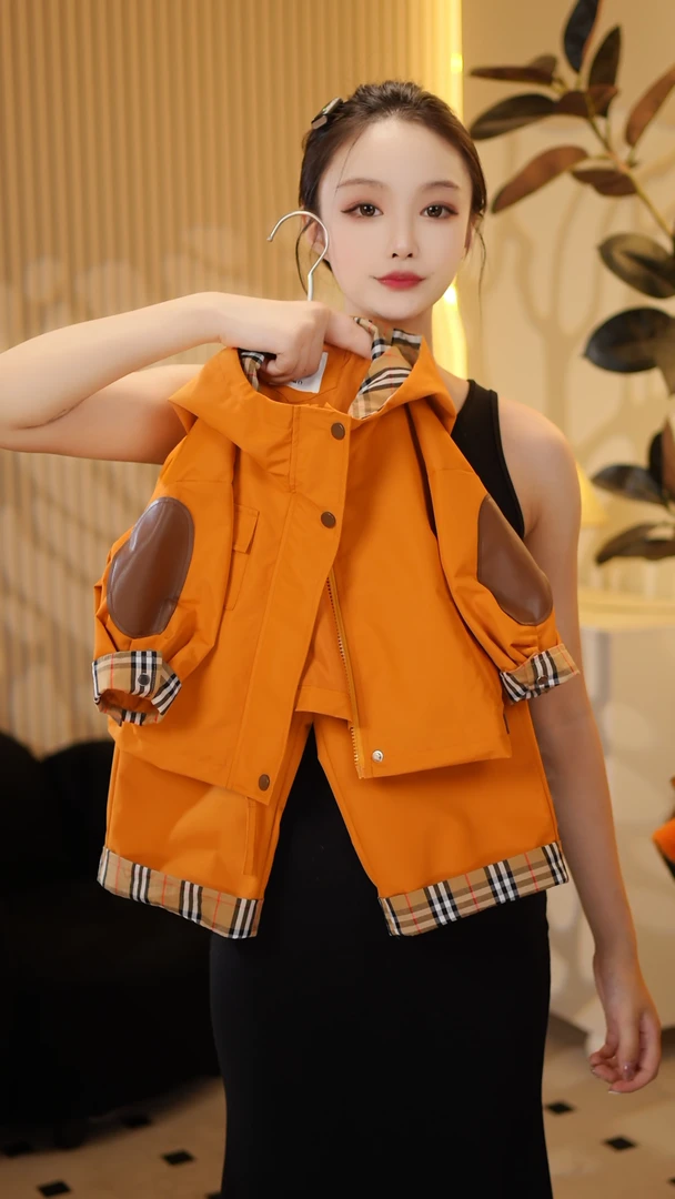 【潮流套装】2025儿童秋季新款时尚休闲韩版运动冲锋衣套装89607