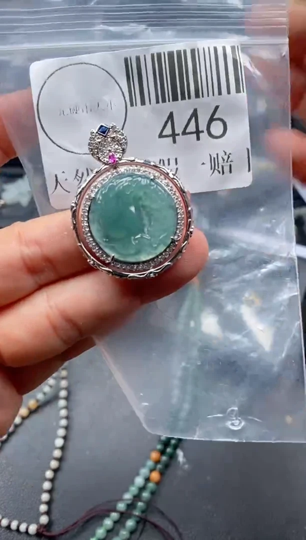 吊坠(不含链)未镶嵌翡翠446