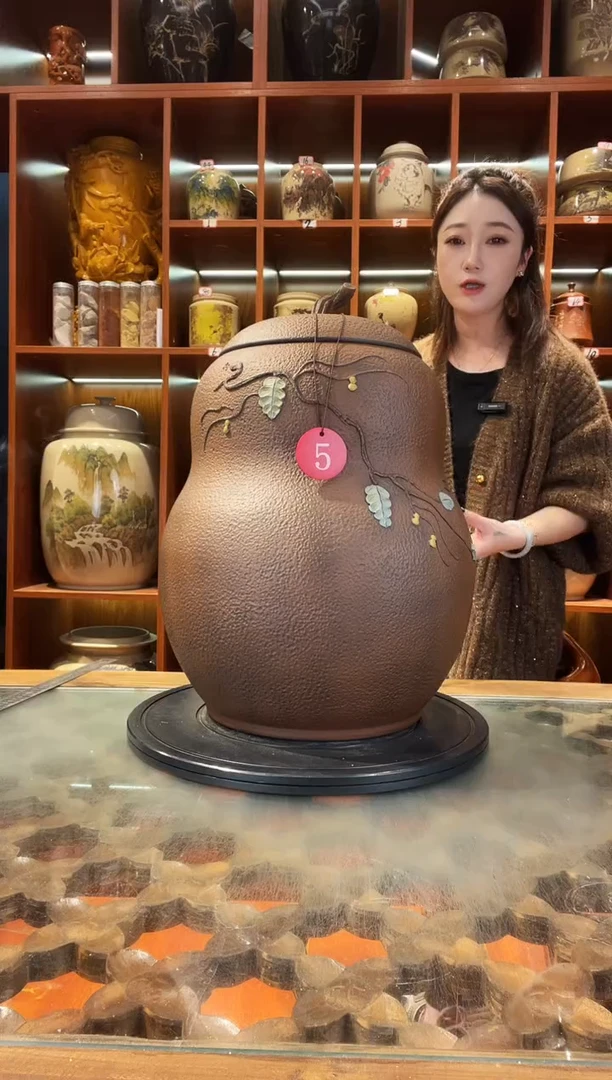 罐云南建水紫陶缸@5