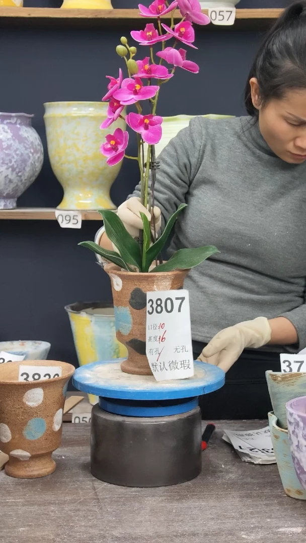 景德镇花盆默认微瑕【3807