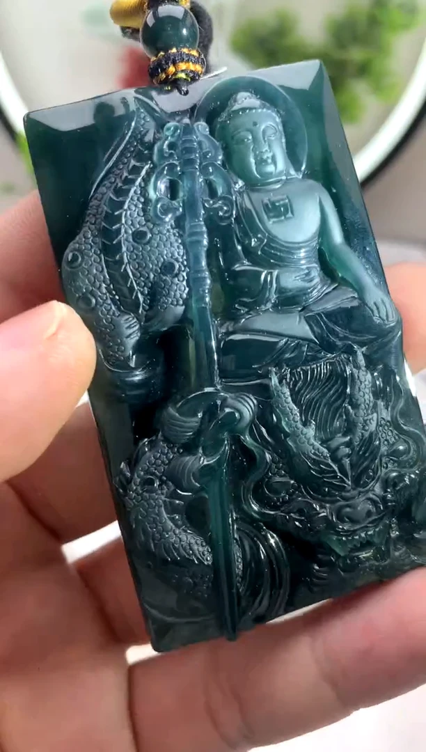 【闪购商品】翡翠颈饰未镶嵌阿弥陀佛