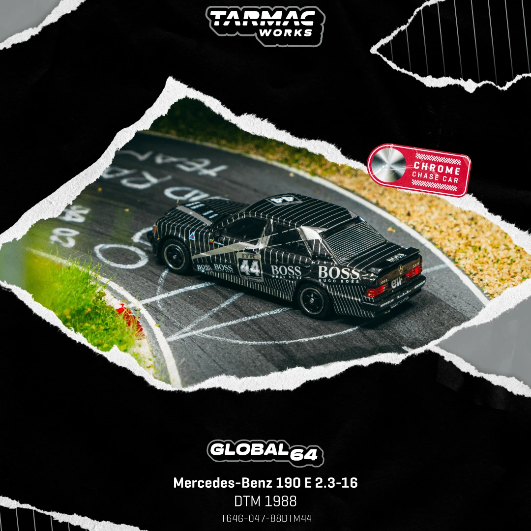 即将到货 TW 1:64 梅赛德斯奔驰 Benz 190E 1988 44号 合金车模型