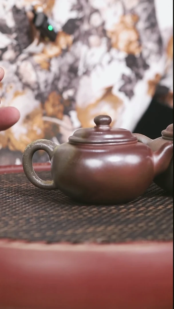 茶壶紫砂2号柴烧扁樱200CC