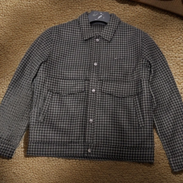 9972潮牌翻领防寒服休闲时尚百搭潮流加厚冬季男士短款