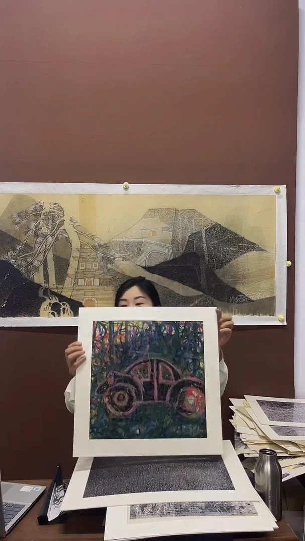 纸一川创意手绘卡纸