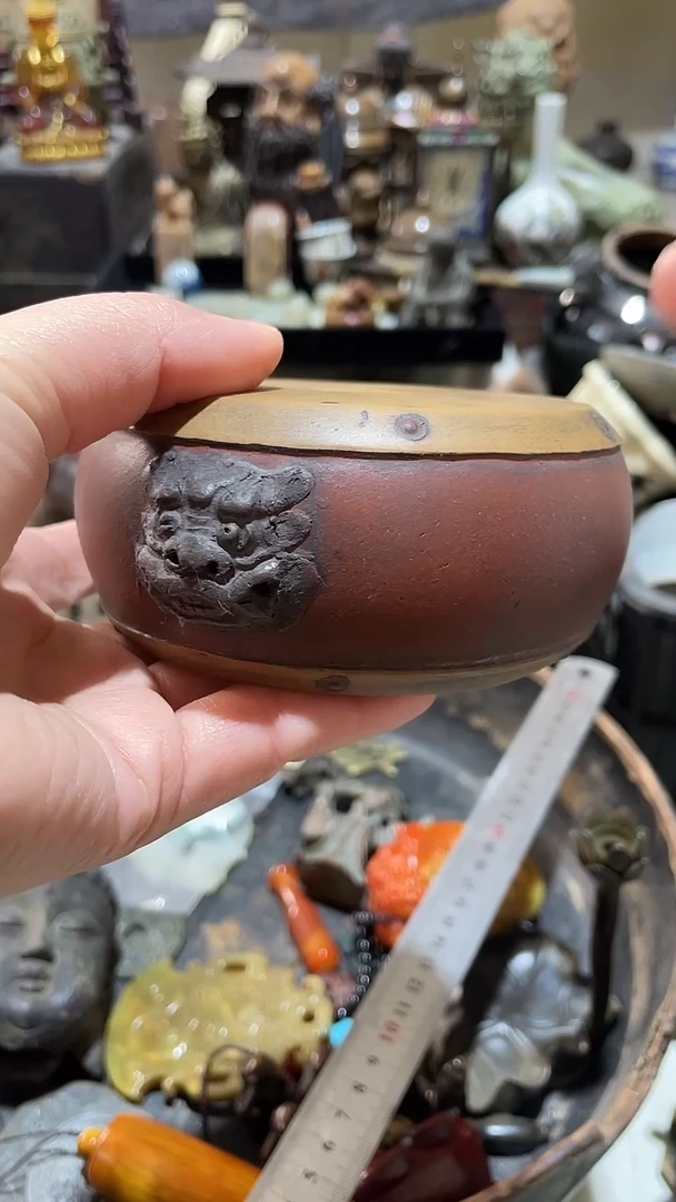 紫砂7**?家居摆件1个1