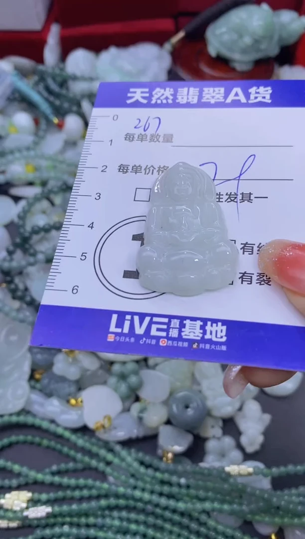 颈饰未镶嵌翡翠天然翡翠A货批量多样性发一件
