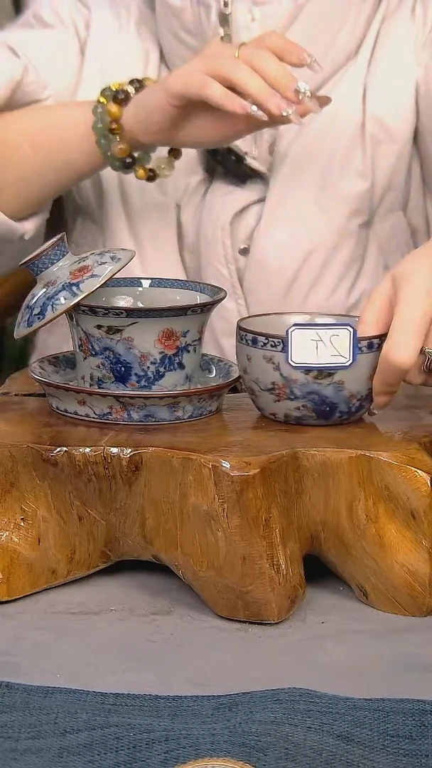 【闪购商品】3件套陶瓷茶具家用简装系列