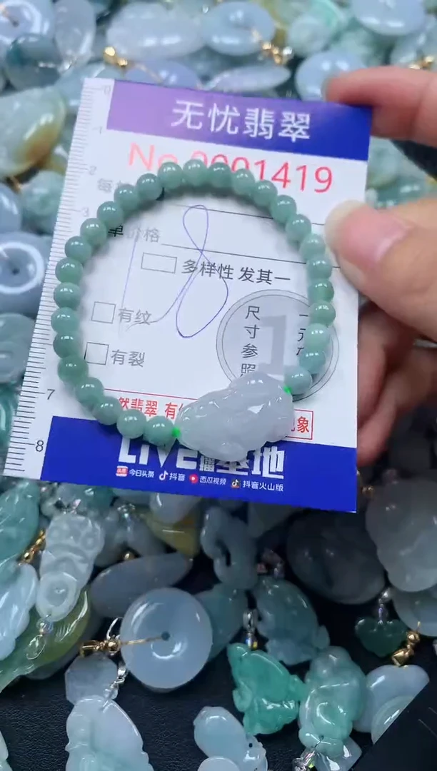 颈饰未镶嵌翡翠1419