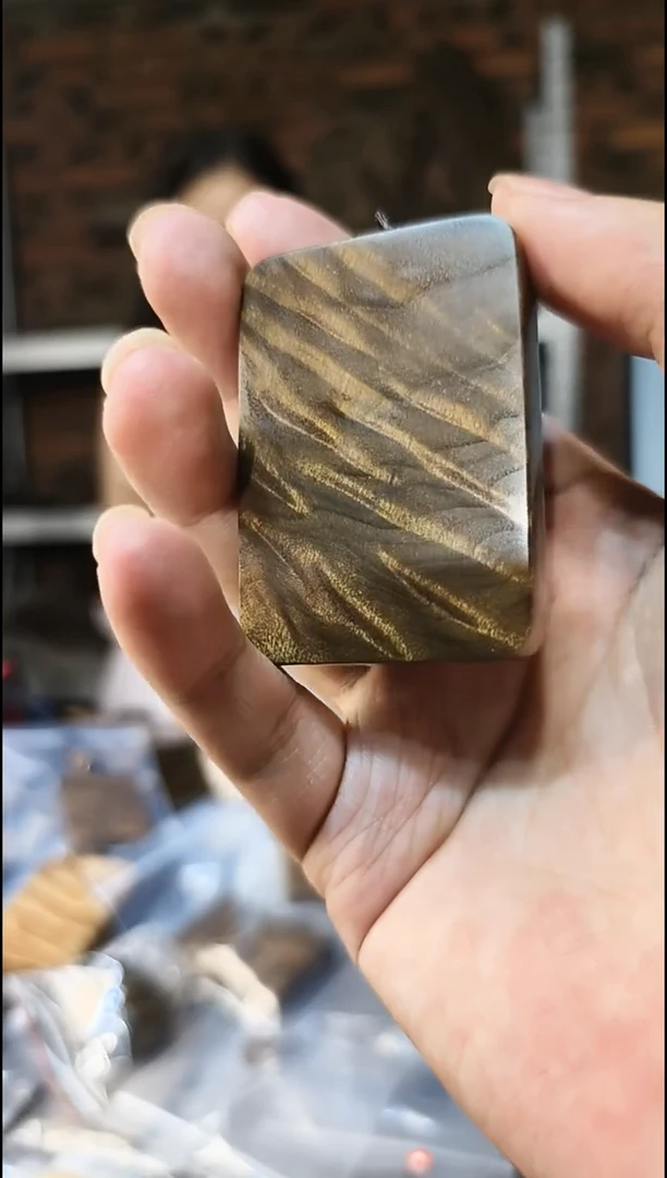 楠木（金丝楠）把件无事牌