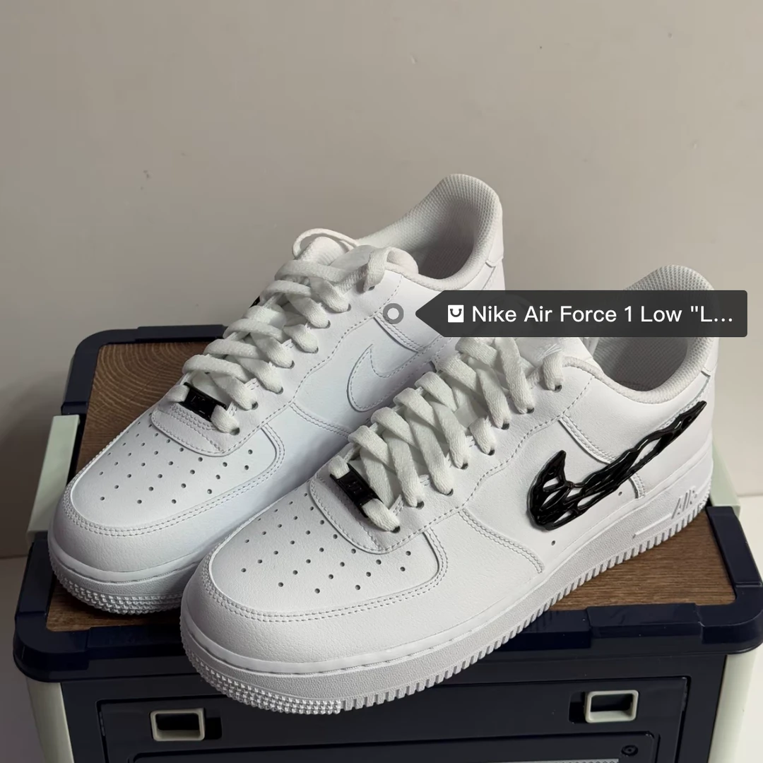 Nike 空军一号女款Air Force 1 Swooshes板鞋气垫舒适IF1686101