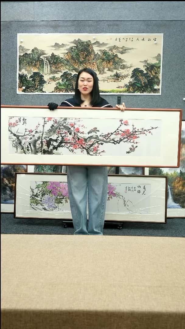 【闪购商品】国画173*53知非老师花鸟