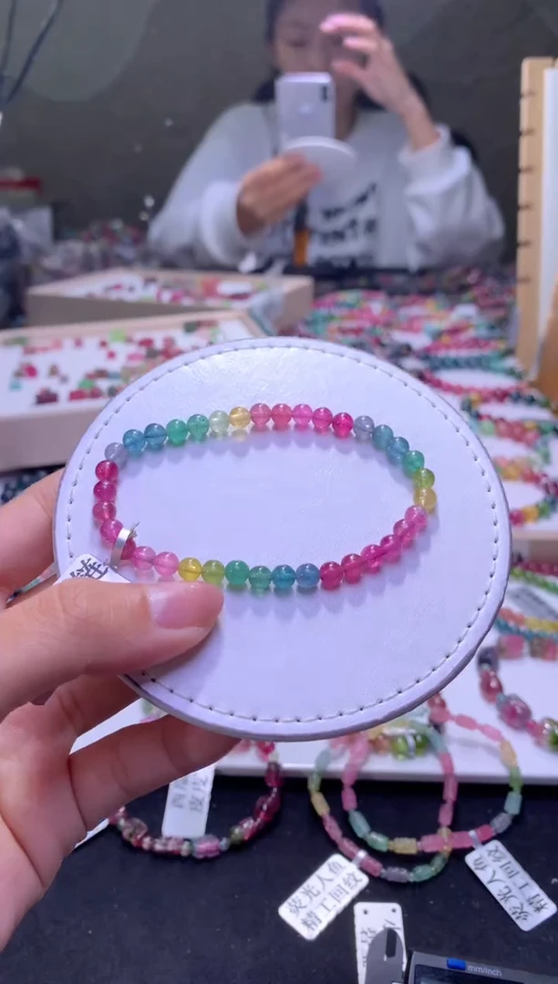 未镶嵌手串碧玺A120【天然碧玺】