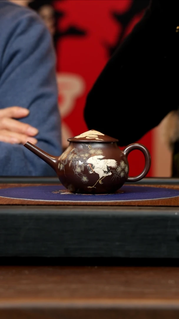 【闪购商品】紫砂茶壶BYM 紫龙血 渔翁