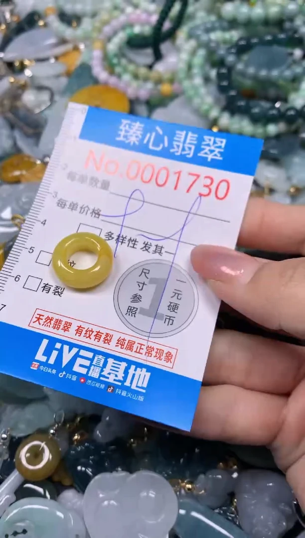 【闪购商品】翡翠颈饰未镶嵌含绳0001730